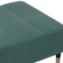 Reposapiés de terciopelo verde oscuro 77x55x31