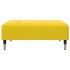 Reposapiés de terciopelo amarillo 77x55x31