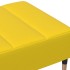 Reposapiés de terciopelo amarillo 77x55x31