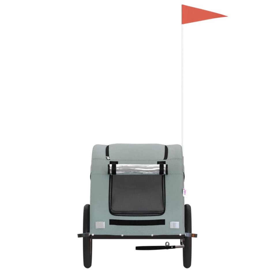 Remolque de bicicleta mascotas hierro tela Oxford