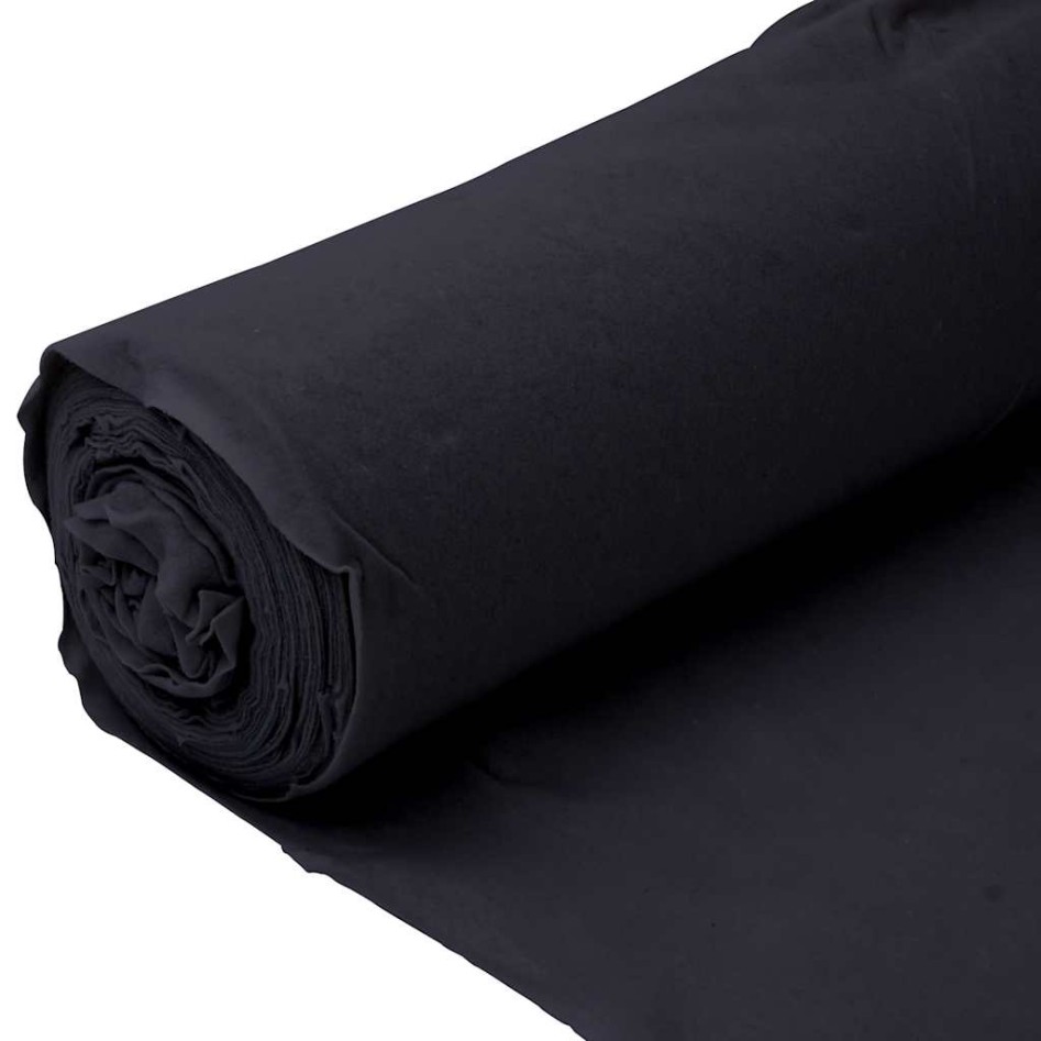 Membrana geotextil fibra de poliéster negro 1x10