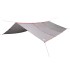 Lona de camping impermeable gris y naranja 420x440