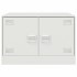 Mesa de centro acero blanco 67x50x44