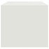 Mesa de centro acero blanco 67x50x44