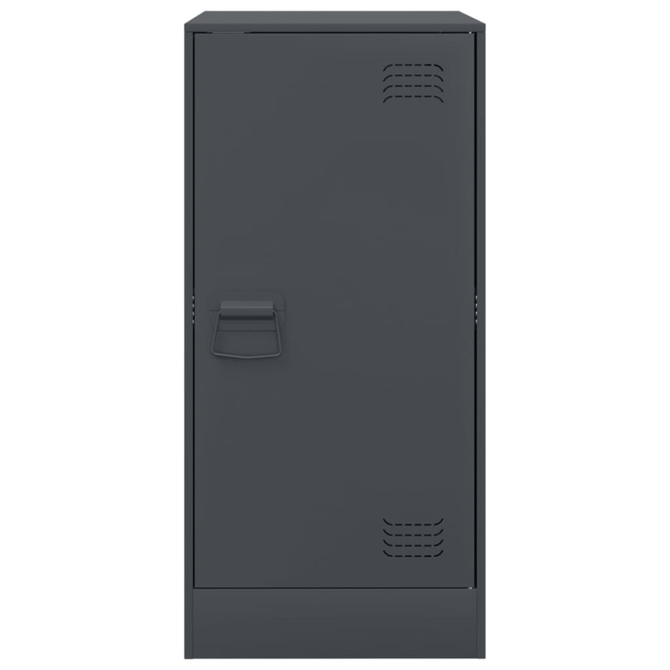 Aparador de acero gris antracita 34,5x39x73