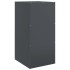Aparador de acero gris antracita 34,5x39x73