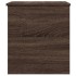 Caja de almacenaje madera ingeniería roble marrón 60x42x46