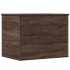 Caja de almacenaje madera ingeniería roble marrón 60x42x46