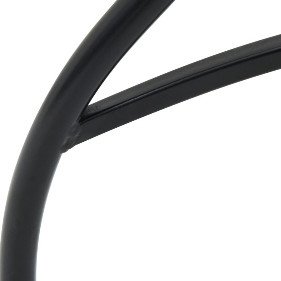 Mesa de bistró de mosaico cerámica negro y blanco Ø50x70