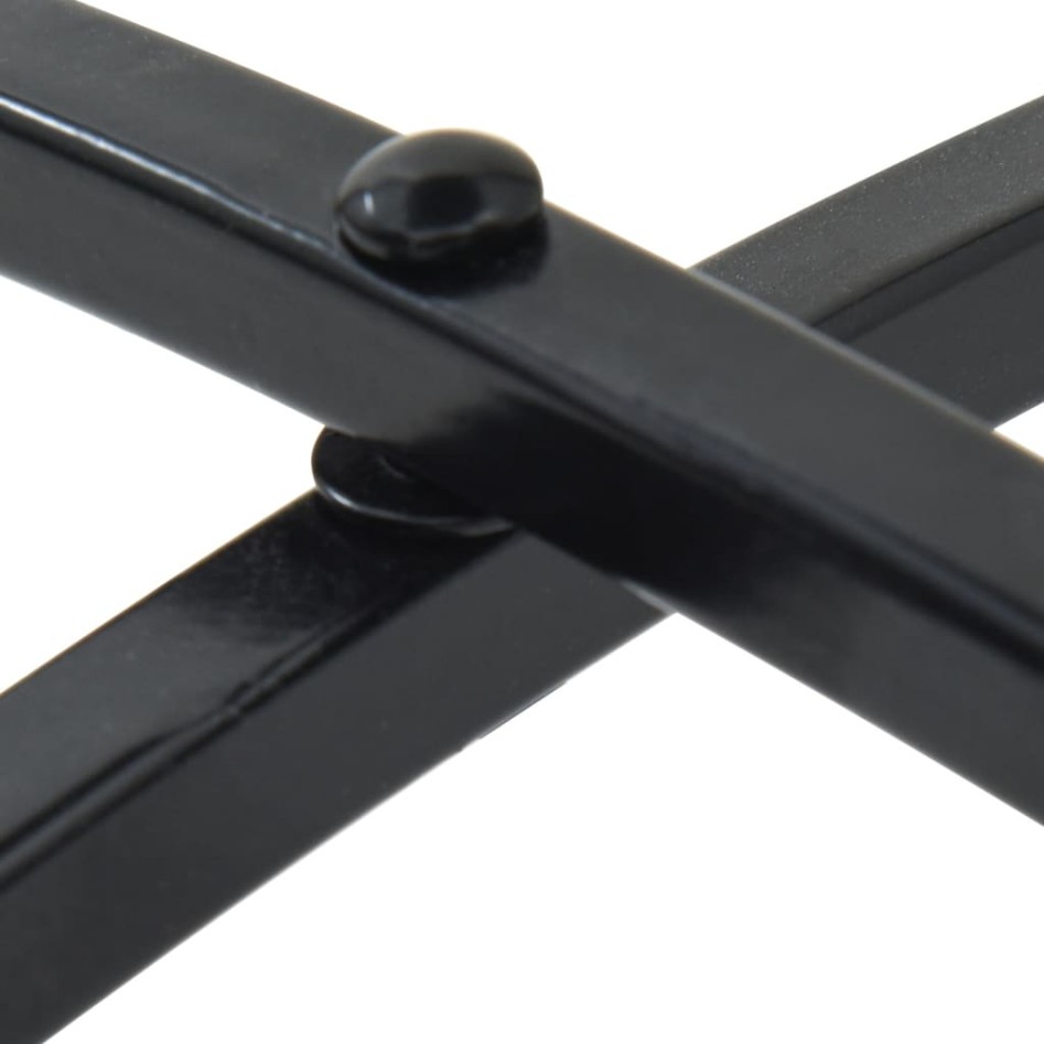 Mesa de bistró de mosaico cerámica negro y blanco Ø50x70