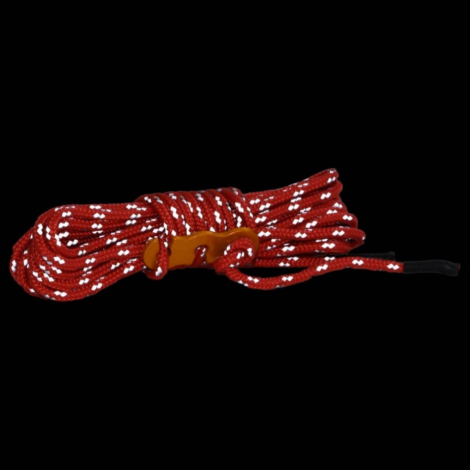 Cuerda de vientos con tensores reflectantes 8 piezas 4 m 4