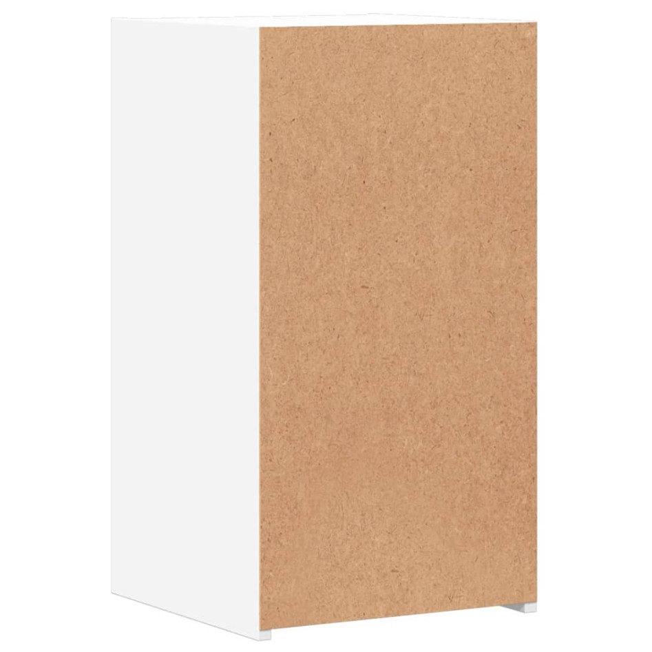 Mesitas de noche 2 uds madera de ingeniería blanco 35x34x65