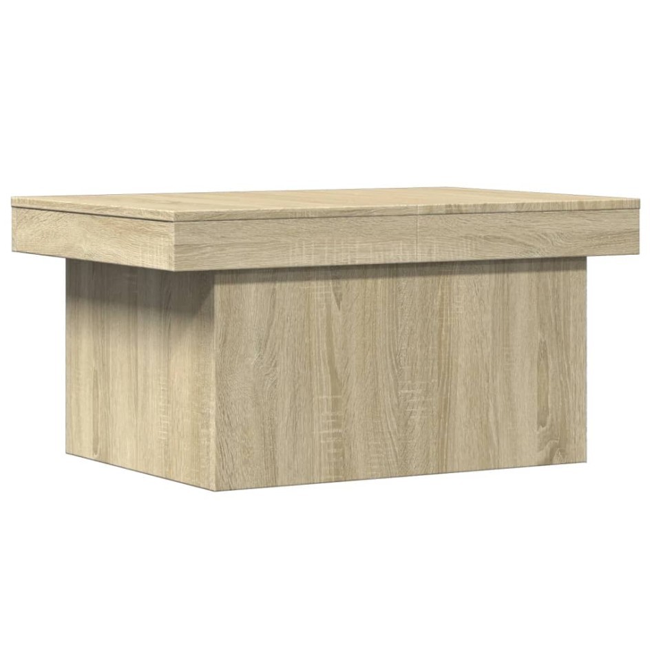 Mesa de centro madera de ingeniería roble Sonoma 100x55x40