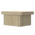 Mesa de centro madera de ingeniería roble Sonoma 100x55x40