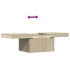 Mesa de centro madera de ingeniería roble Sonoma 100x55x40