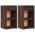 Mesitas noche 2 uds madera ingeniería marrón roble 35x34x65