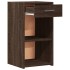 Mesitas noche 2 uds madera ingeniería marrón roble 35x34x65