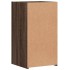 Mesitas noche 2 uds madera ingeniería marrón roble 35x34x65