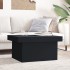 Mesa de centro madera de ingeniería negro 80x55x40