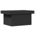 Mesa de centro madera de ingeniería negro 80x55x40