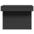Mesa de centro madera de ingeniería negro 80x55x40
