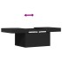 Mesa de centro madera de ingeniería negro 80x55x40