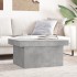 Mesa de centro madera de ingeniería gris hormigón 80x55x40