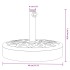Base de sombrilla semicircular para palos de Ø38/ 48 mm 25