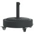 Base sombrilla redonda ruedas para mástiles Ø38 / 48 mm 27