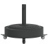Base sombrilla redonda ruedas para mástiles Ø38 / 48 mm 27