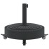 Base sombrilla redonda ruedas para mástiles Ø38 / 48 mm 27