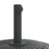 Base sombrilla redonda ruedas para mástiles Ø38 / 48 mm 27