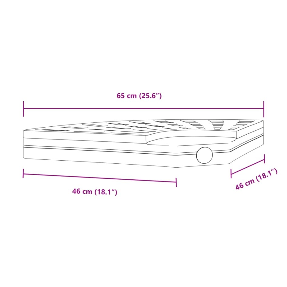 Base de sombrilla con asa para parasoles cruzados 20