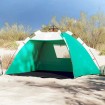 Tienda de playa 2 personas impermeable apertura rápida verde