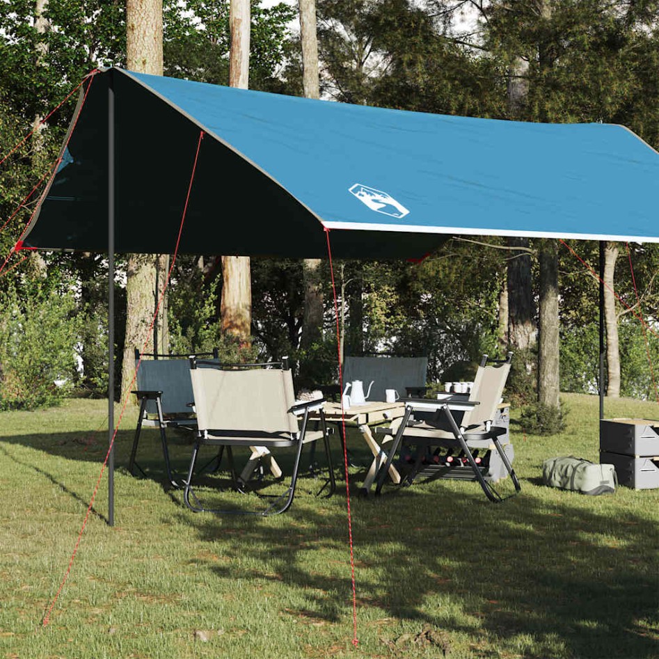 Lona de camping impermeable azul 460x305x210