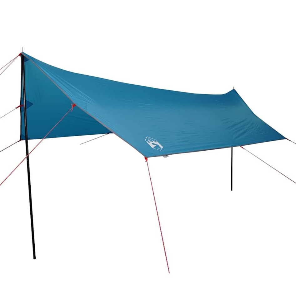 Lona de camping impermeable azul 460x305x210
