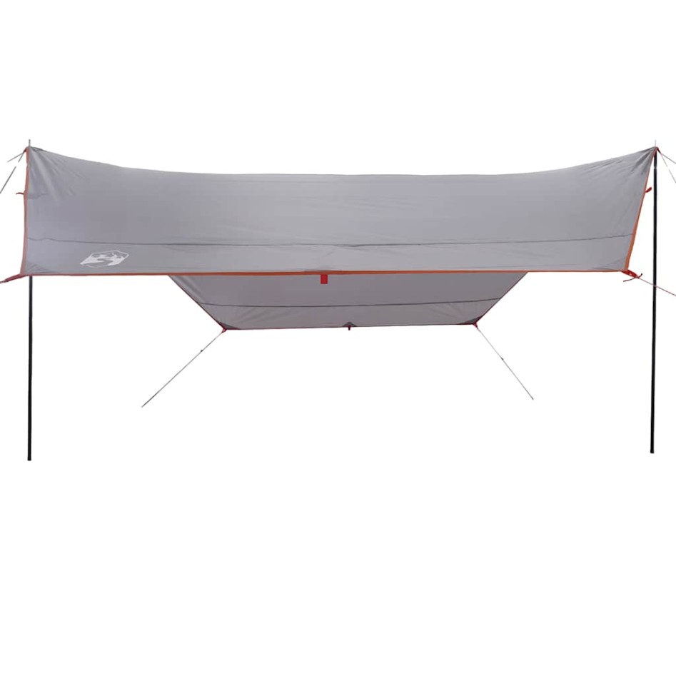 Lona de camping impermeable naranja 430x380x210
