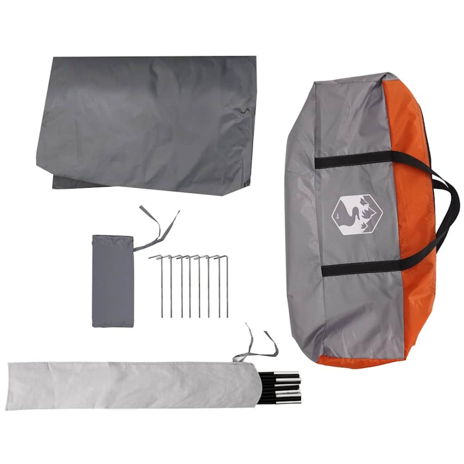 Lona de camping impermeable naranja 430x380x210