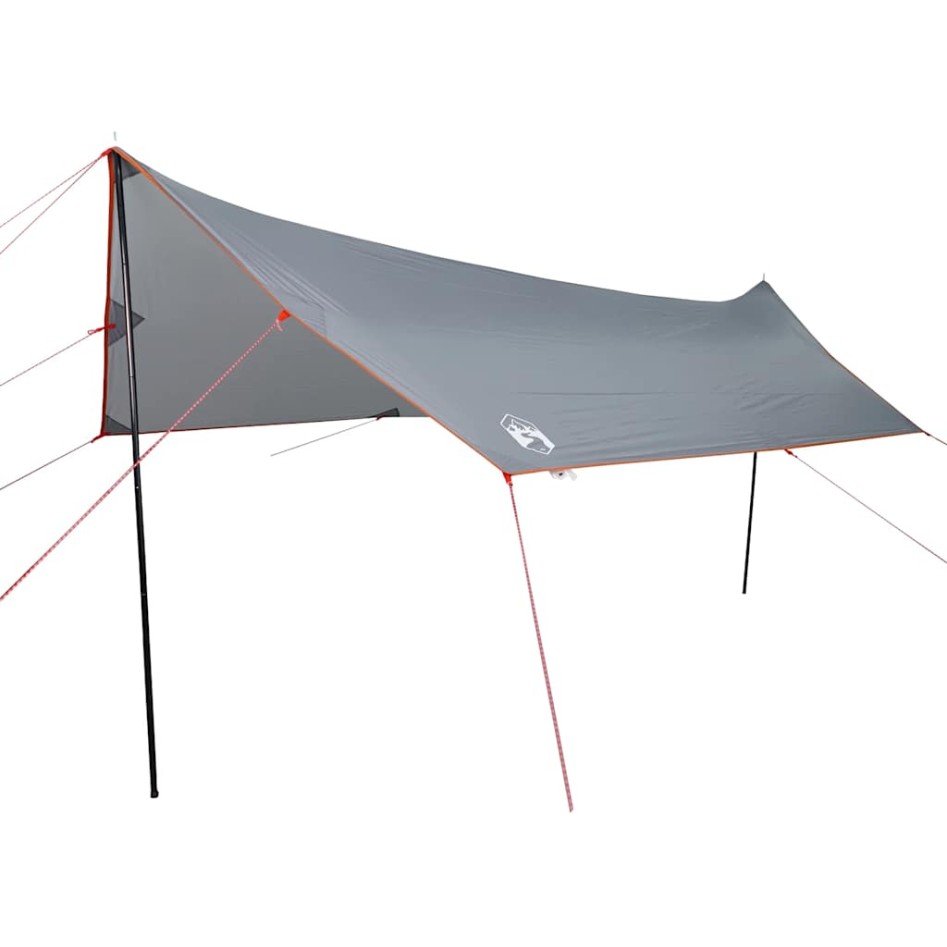 Lona de camping impermeable naranja 460x305x210