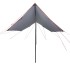 Lona de camping impermeable naranja 460x305x210
