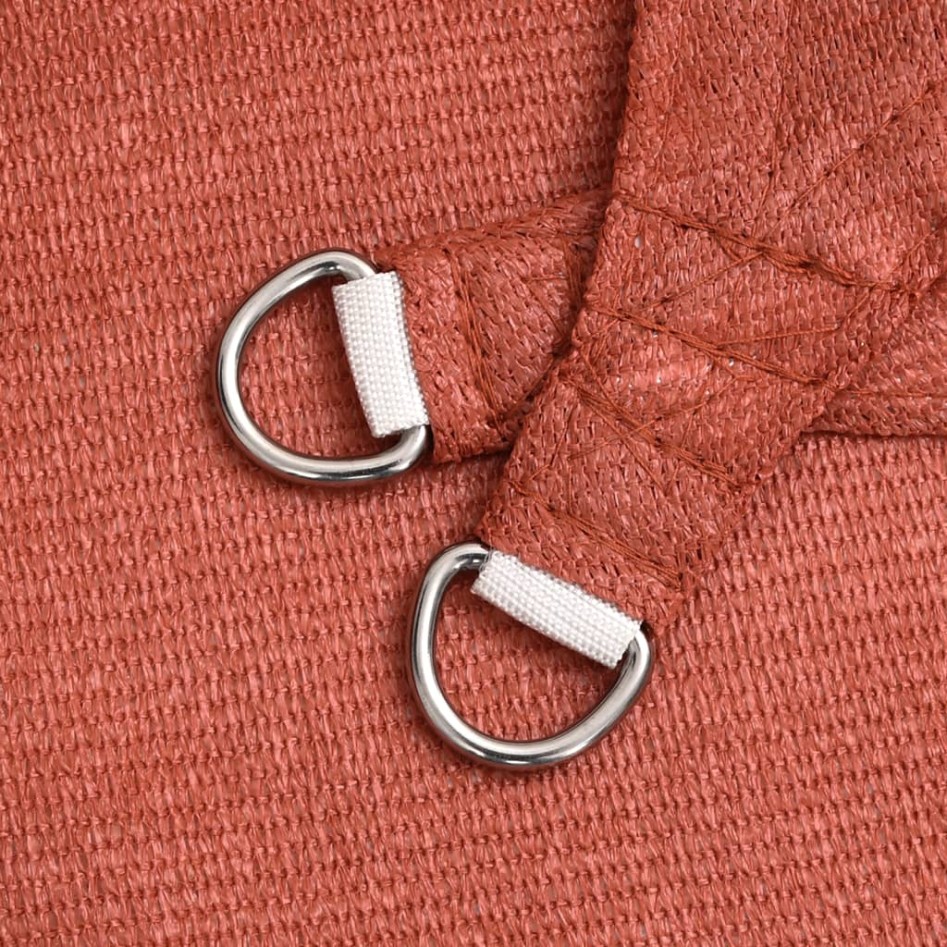 Toldo de vela HDPE terracota 160 g/m² 5x6