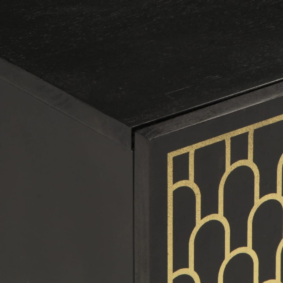 Mueble de TV madera maciza de mango 105x33x46