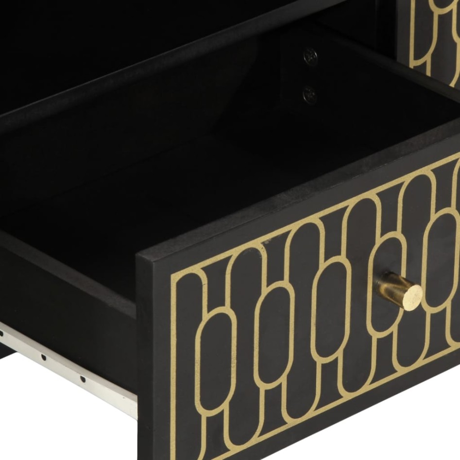 Mueble de TV madera maciza de mango 105x33x46