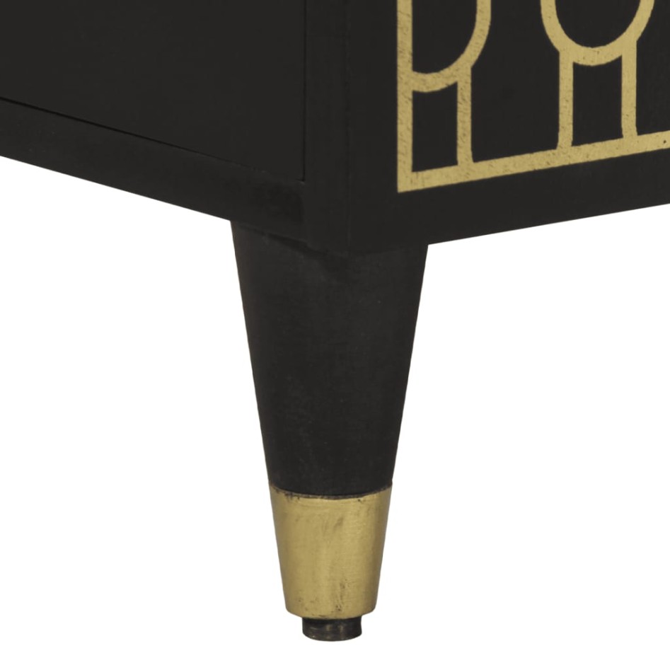 Mueble de TV madera maciza de mango 105x33x46