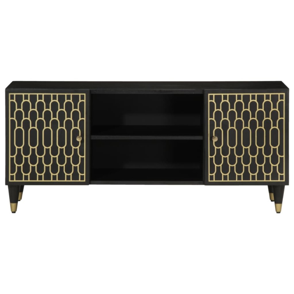 Mueble de TV madera maciza de mango 105x33x46