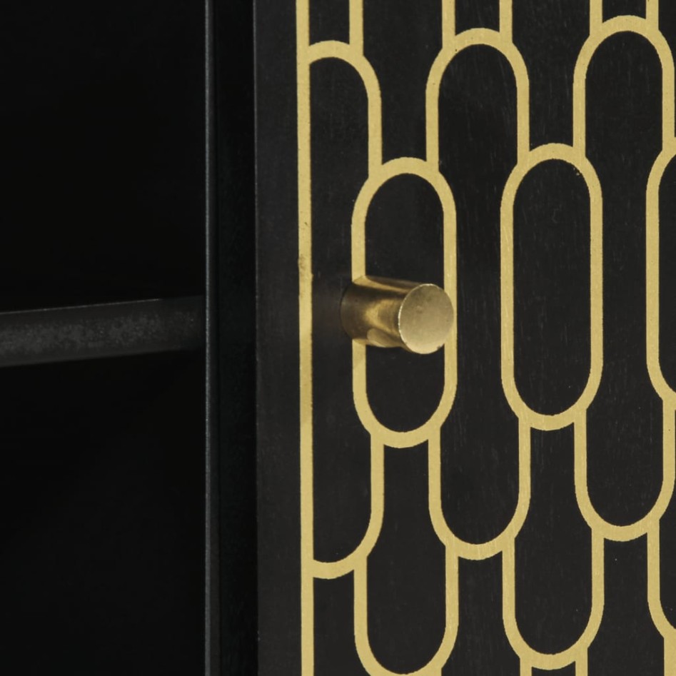 Mueble de TV madera maciza de mango 105x33x46