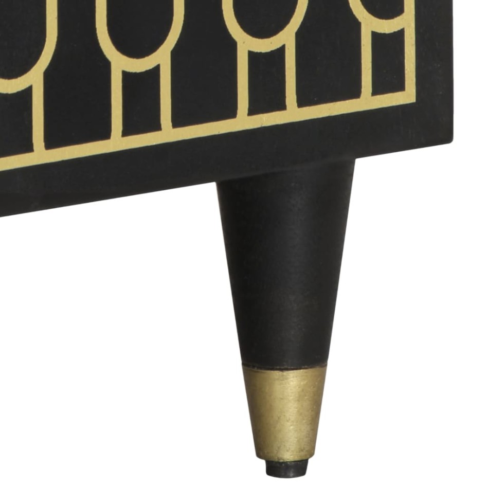 Mueble de TV madera maciza de mango 105x33x46