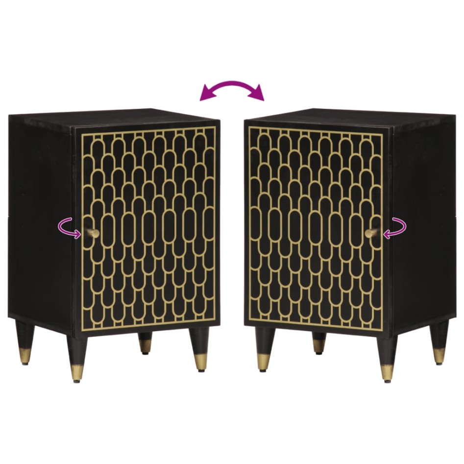 Mueble de baño madera maciza de mango 38x33x58