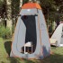Tienda de privacidad pop-up impermeable gris y