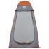 Tienda de privacidad pop-up impermeable gris y